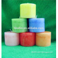 wholesale scented cheap pillar candles with wax candle